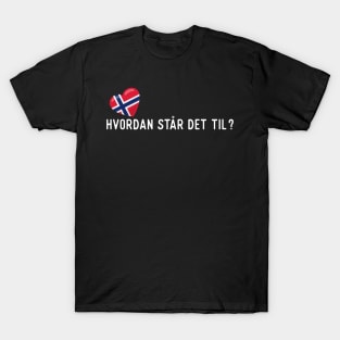 Norwegian Hvordan står det til? T-Shirt